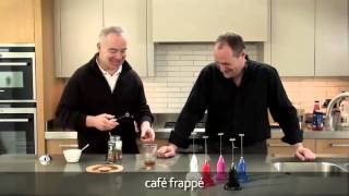 How to make a frappé coffee using an aerolatte milk frother [upl. by Adda]