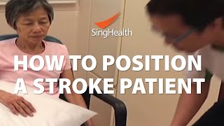 How To Position A Stroke Patient [upl. by Haliled]