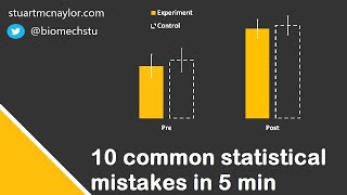 Ten Statistical Mistakes in 5 Min [upl. by Hsara]