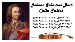 Johann Sebastian Bach  Cello suites in 432 Hz great for reading or studying [upl. by Eldon496]