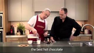 How to make a hot chocolate using an aerolatte milk frother [upl. by Anes398]