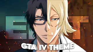 Aizen x Urahara  GTA IV Theme Edit [upl. by Ahsoet120]